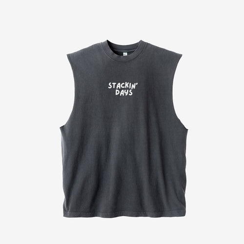 Stackin' Days - Cutoff, Vintage Black