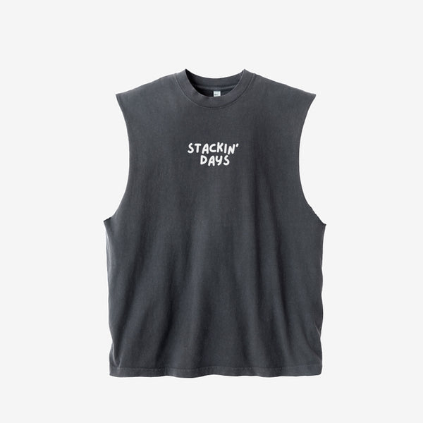 Stackin' Days - Cutoff, Vintage Black