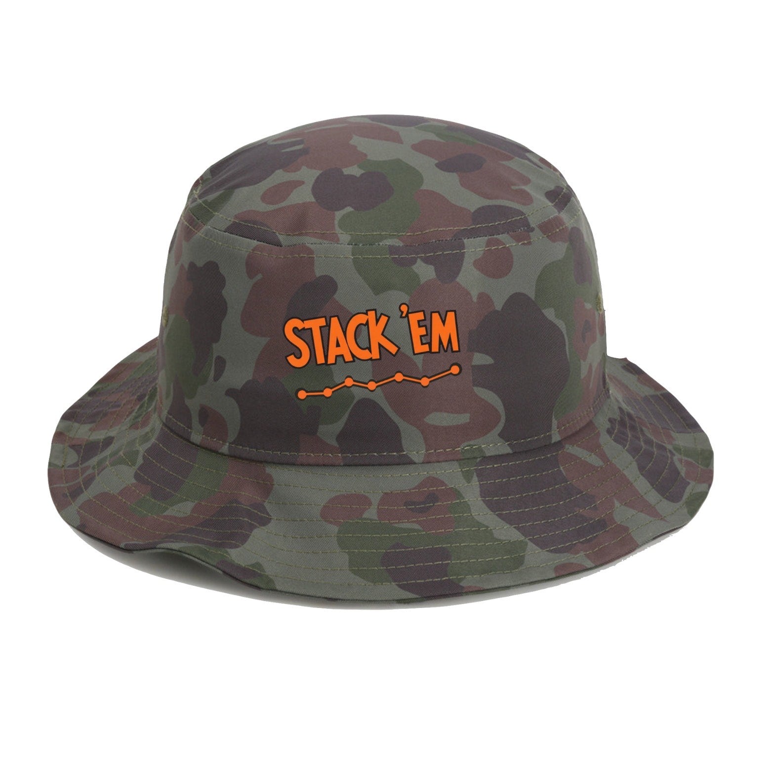 Stack' Em - Bucket Hat Camo