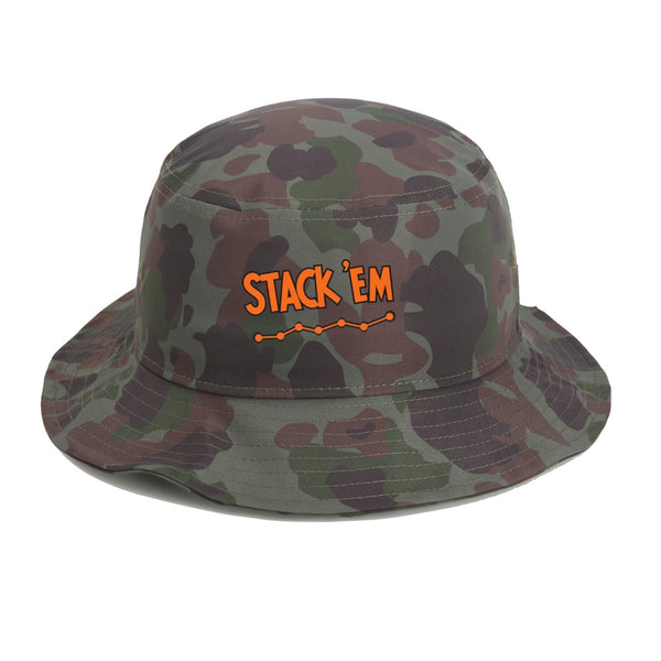 Stack' Em - Bucket Hat Camo