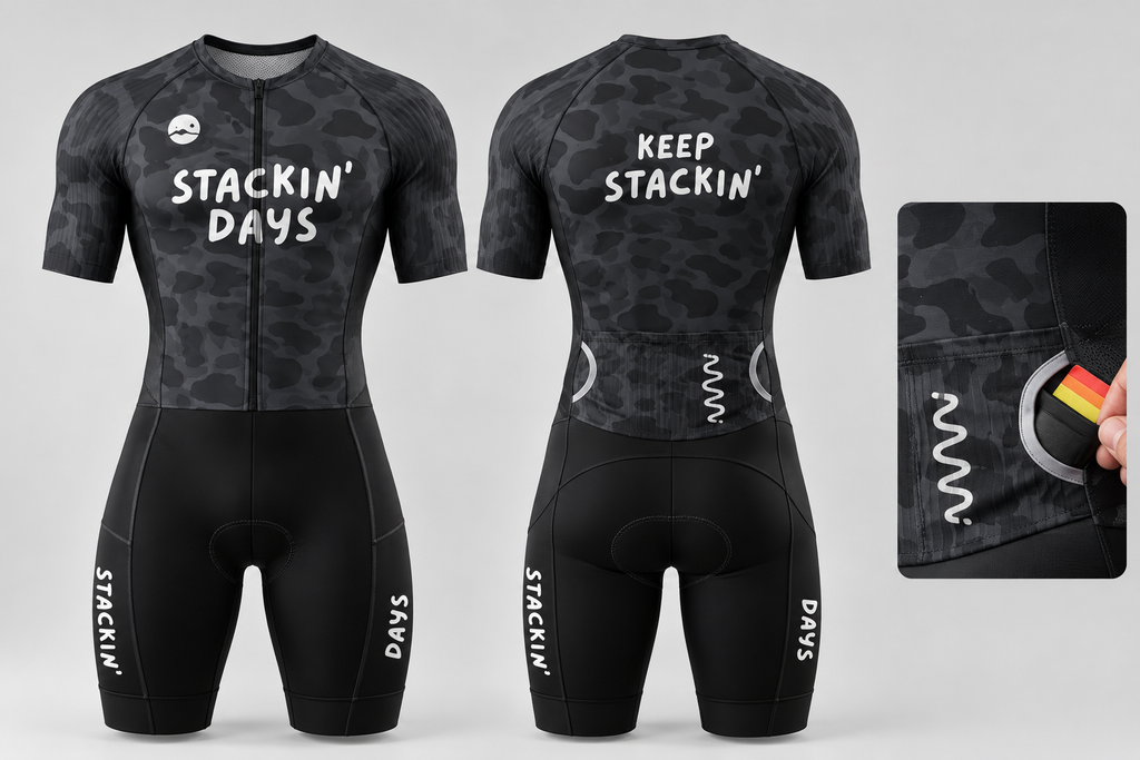 The New Stackin’ Days Triathlon Suit