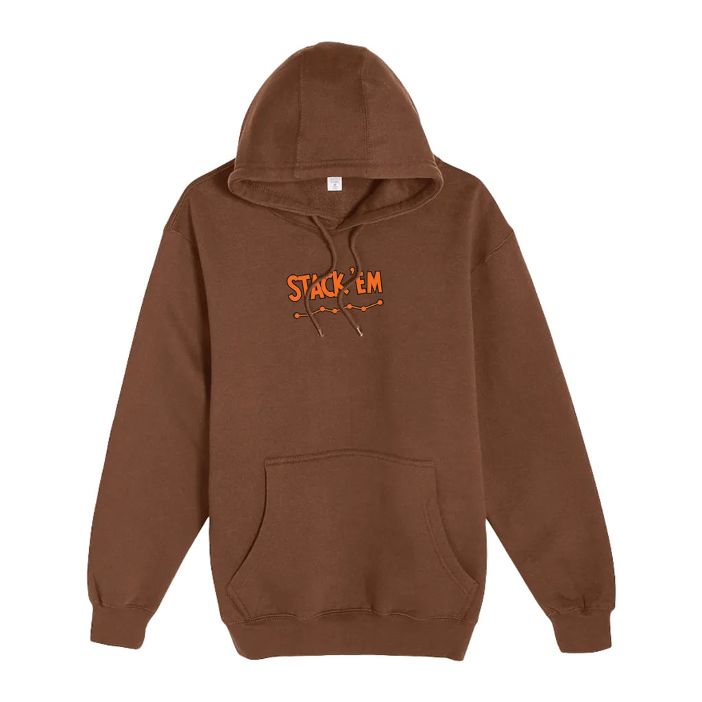Stack 'em Hoodie Brown