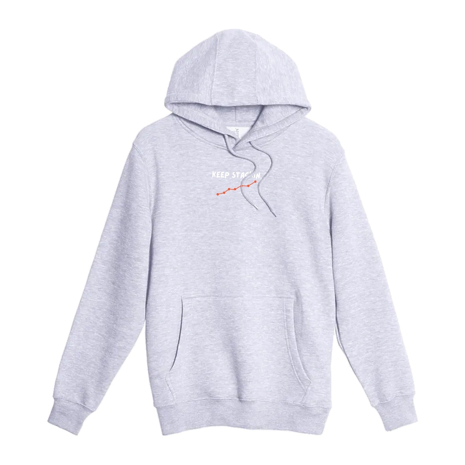 Keep Stackin’ Hoodie Grey